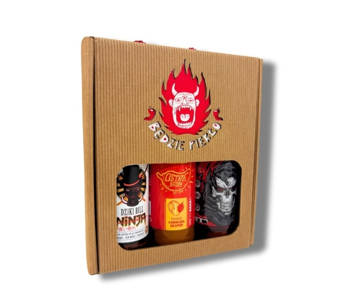 zestaw sosów z Carolina Reaper